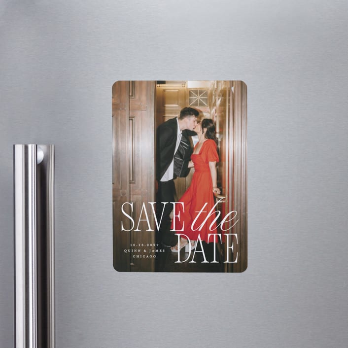 "Love Song" - Save the Dates in Snow by Pixel and Hank - Front