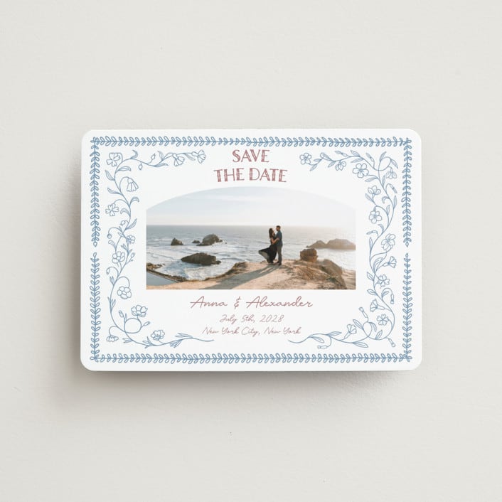 "Perfect Day" - Save the Dates in Aquamarine by Elisa Lara Campos - Front