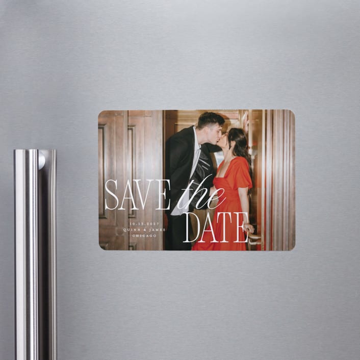 "Love Song" - Save the Dates in Snow by Pixel and Hank - Front