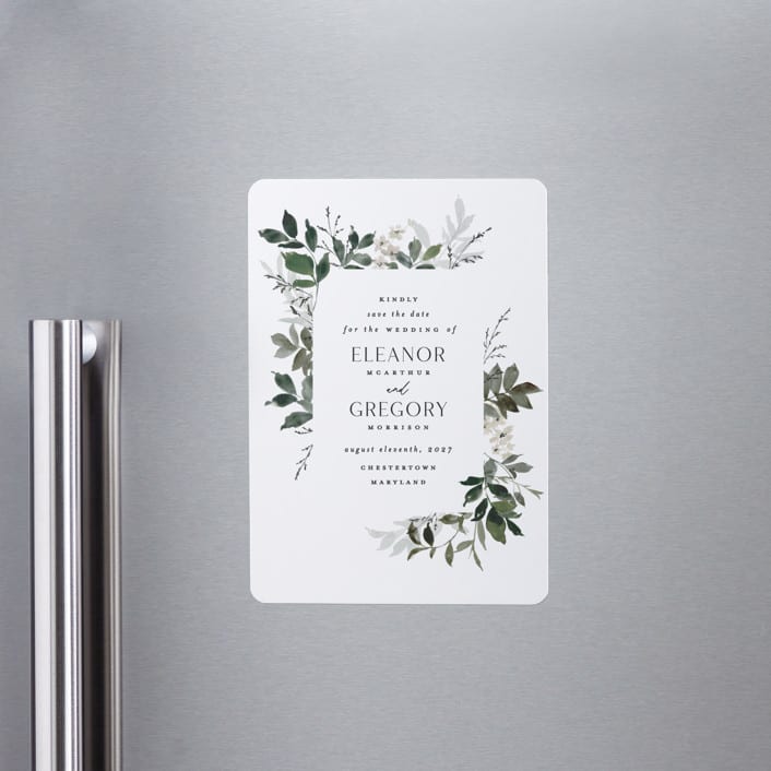 "Grove" - Save the Dates in Meadow by Everett Paper Goods - Front