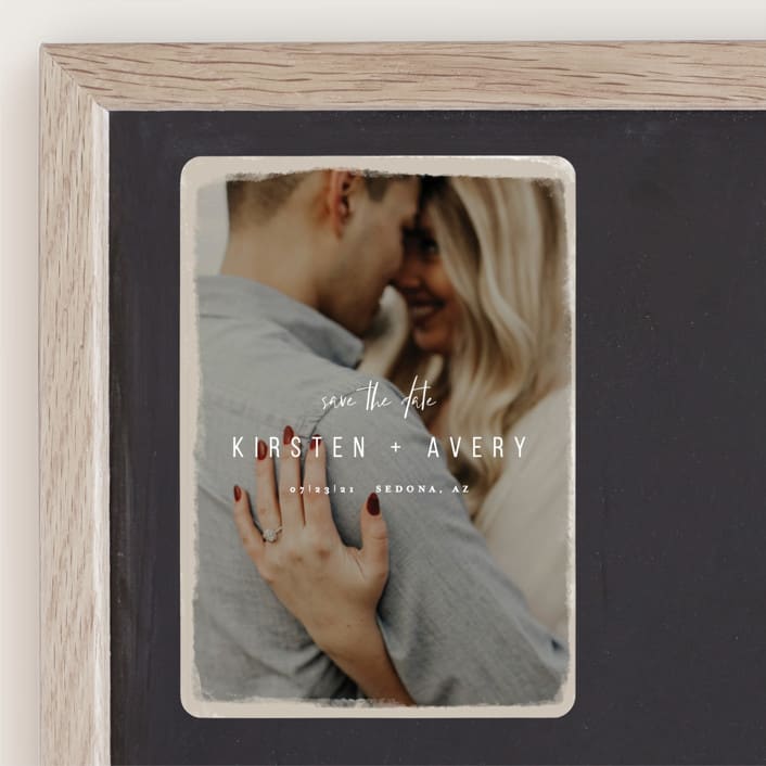 "Kindred" - Save the Dates in Nutmeg by Melissa Egan of Pistols - Front