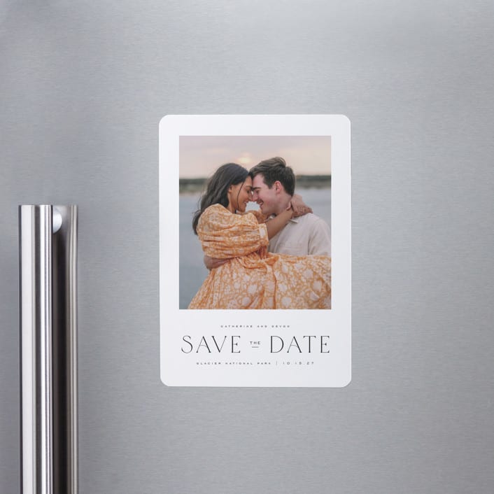 "Glacier" - Save the Dates in Ink by Wildfield Paper Co - Front