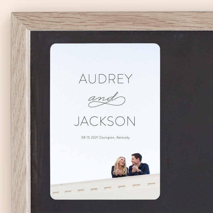 "Forever And" - Save the Dates in Black Tie by Kim Dietrich Elam - Front