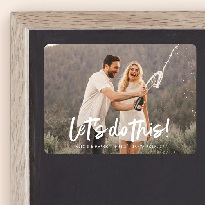 "Do This" - Save the Dates in Silk by Olivia Raufman - Front