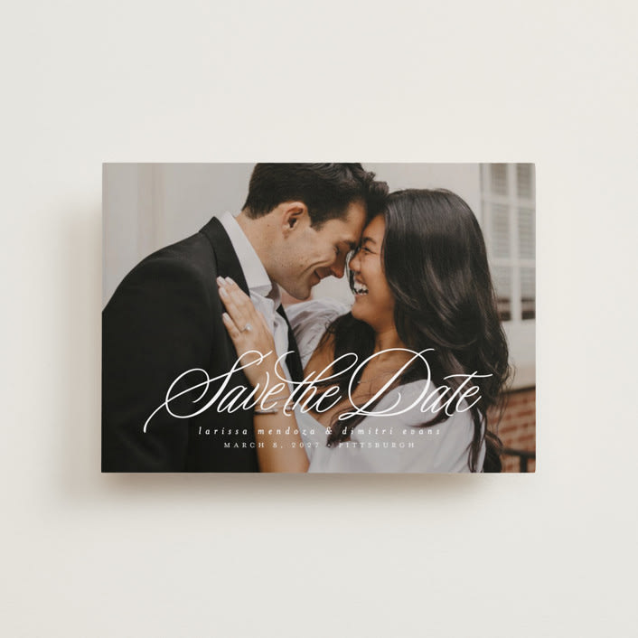 "Lovely Day" - Save the Dates in Pearl by Lea Delaveris - Front