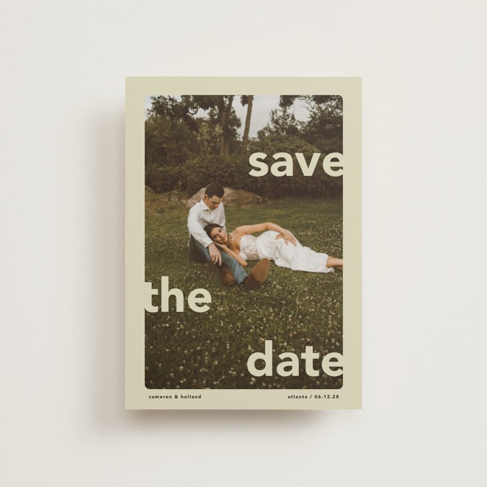 "save.the.date" - Save the Dates in Mint by Lori Wemple - Front