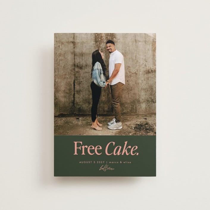 "Free Cake" - Save the Dates in Hunter by Erin L. Wilson - Front