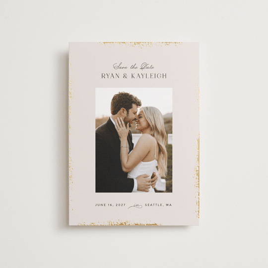 "Gilde Edge" - Save the Dates in Pearl by Itsy Belle Studio - Front