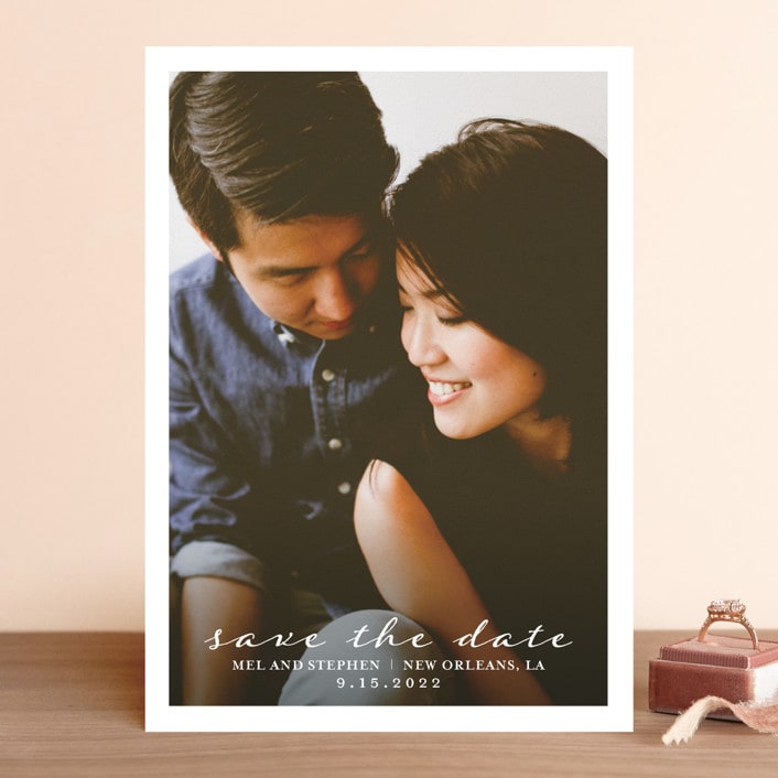 "Script Frame" - Save the Dates in Vanilla by Chasity Smith - Front