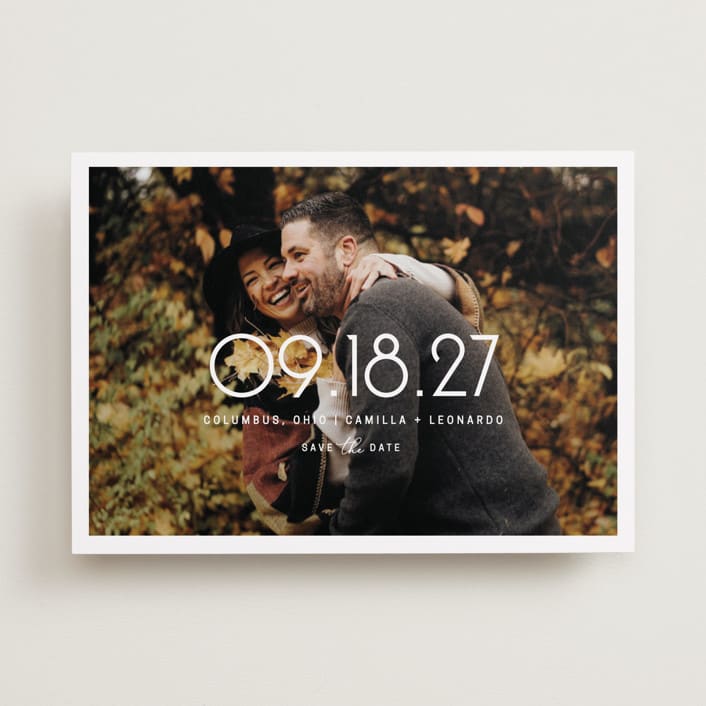 "Presenting" - Save the Dates in Snow by Lisa Assenmacher - Front