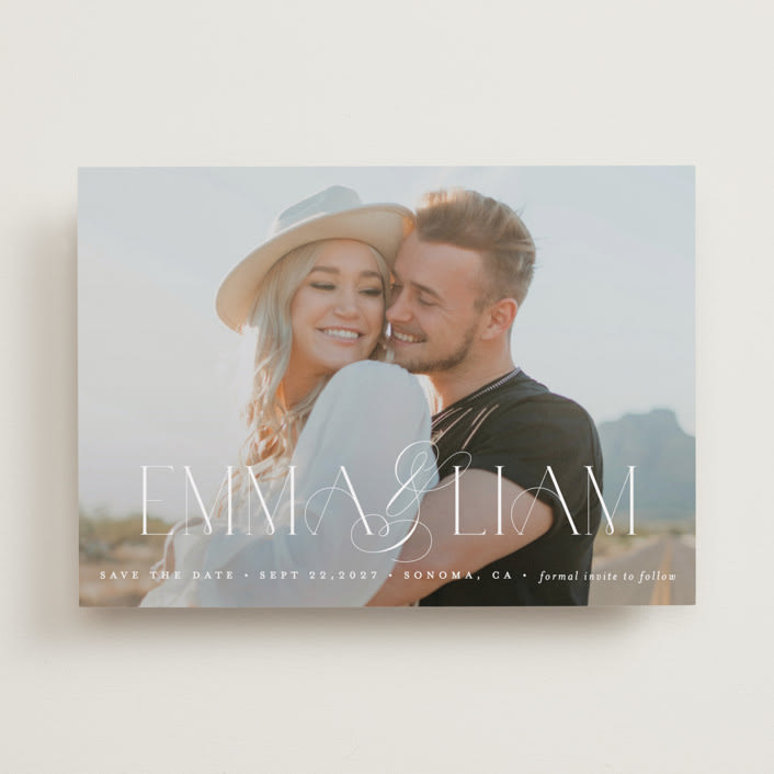"hand in hand" - Save the Dates in Pearl by Brooke Chandler - Front