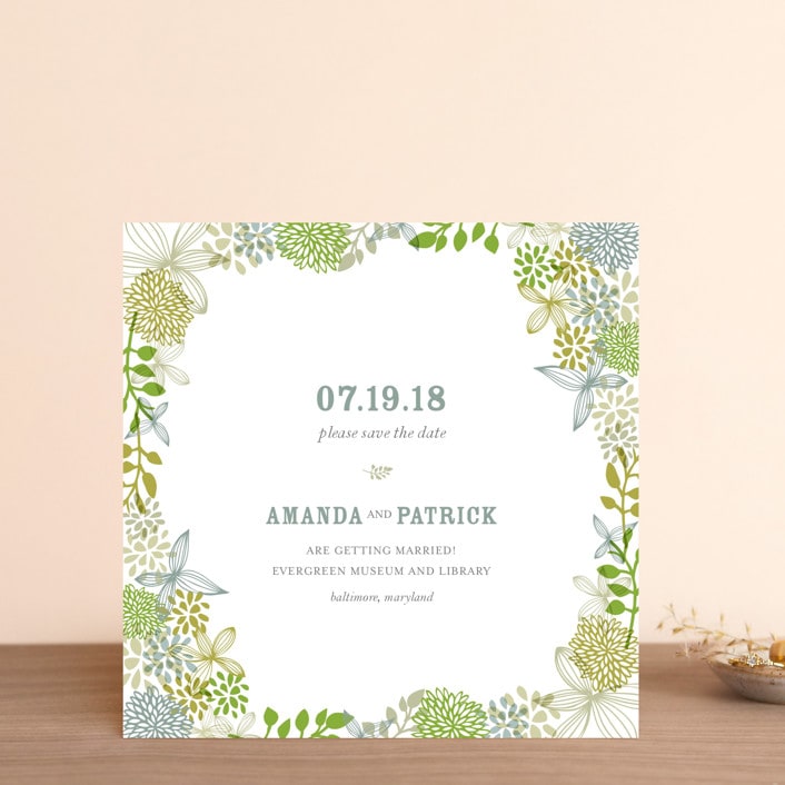 "Fling" - Save the Dates in Clover by Andrea Mentzer - Front