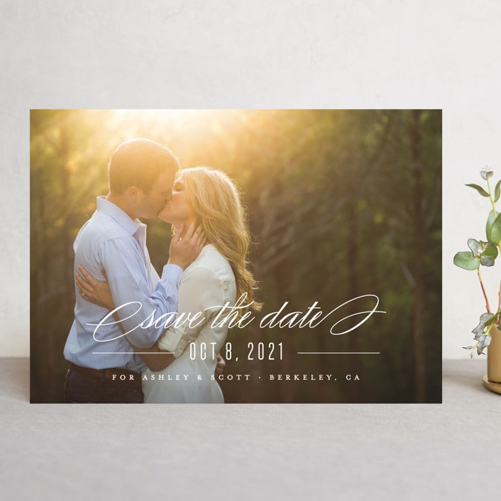 "Dashing" - Save the Dates in Lily by Carolyn MacLaren - Front