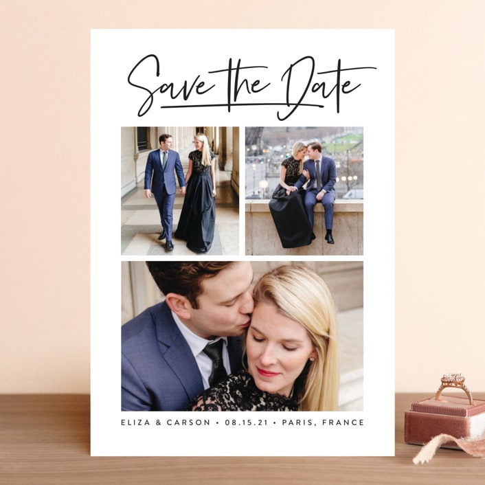 "our gallery" - Save the Dates in Ivory by Susan Asbill - Front