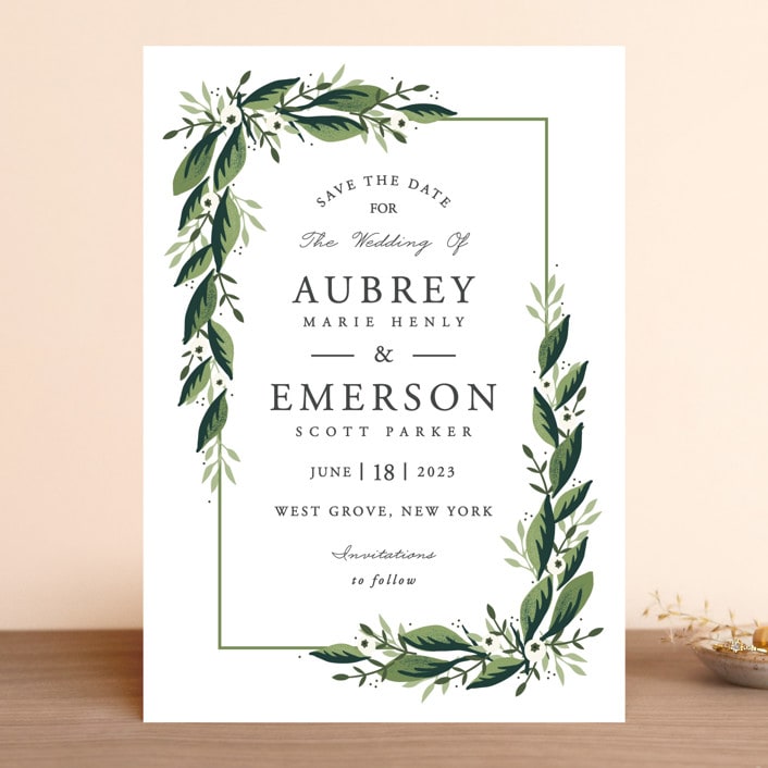 "Paradise" - Save the Dates in Forest by Oma N. Ramkhelawan - Front