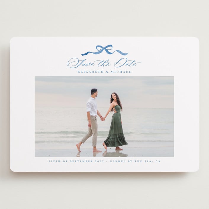"Royal" - Save the Dates in Cobalt by Petra Kern - Front