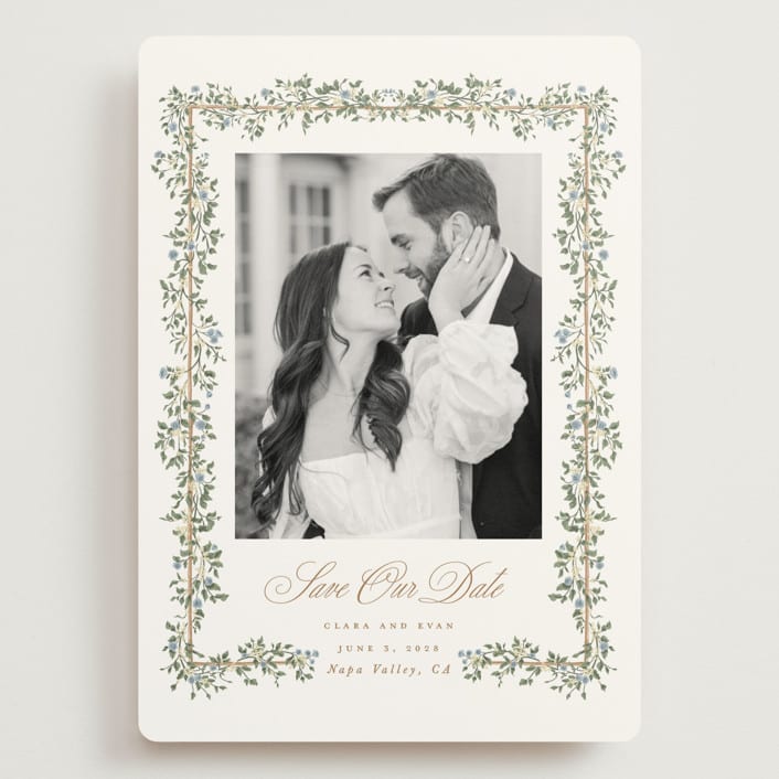 "Arbour" - Save the Dates in Lake by Leah Bisch - Front