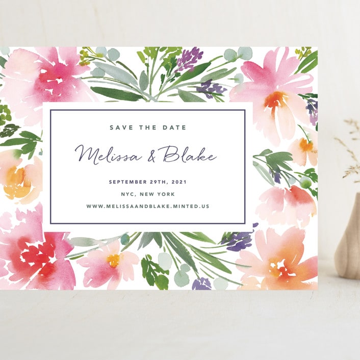 "Eliza" - Save the Dates in Spring by Yao Cheng Design - Front