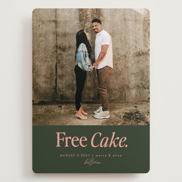 "Free Cake" - Save the Dates in Hunter by Erin L. Wilson - Front