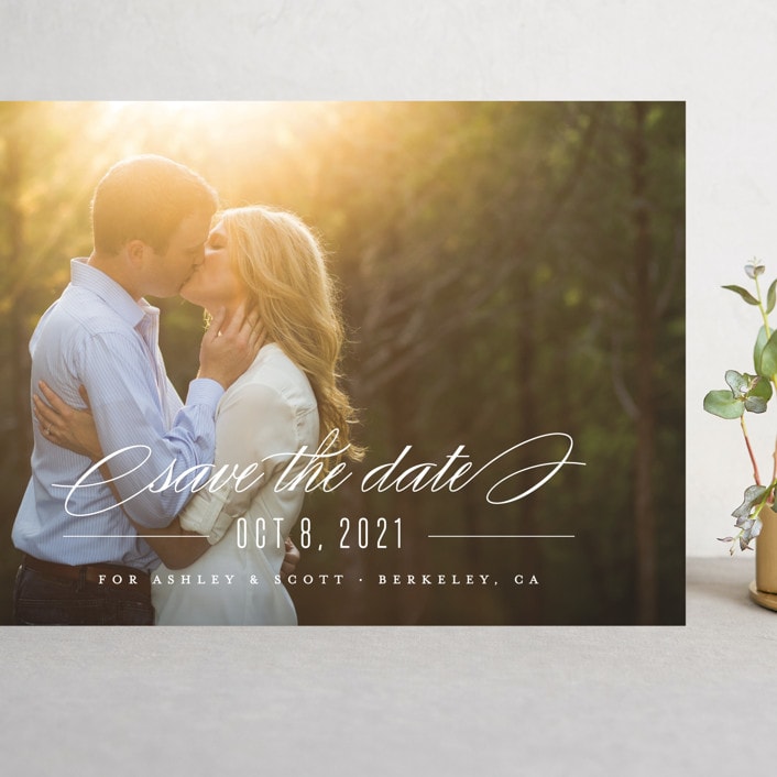 "Dashing" - Save the Dates in Lily by Carolyn MacLaren - Front