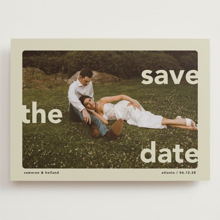 "save.the.date" - Save the Dates in Mint by Lori Wemple - Front