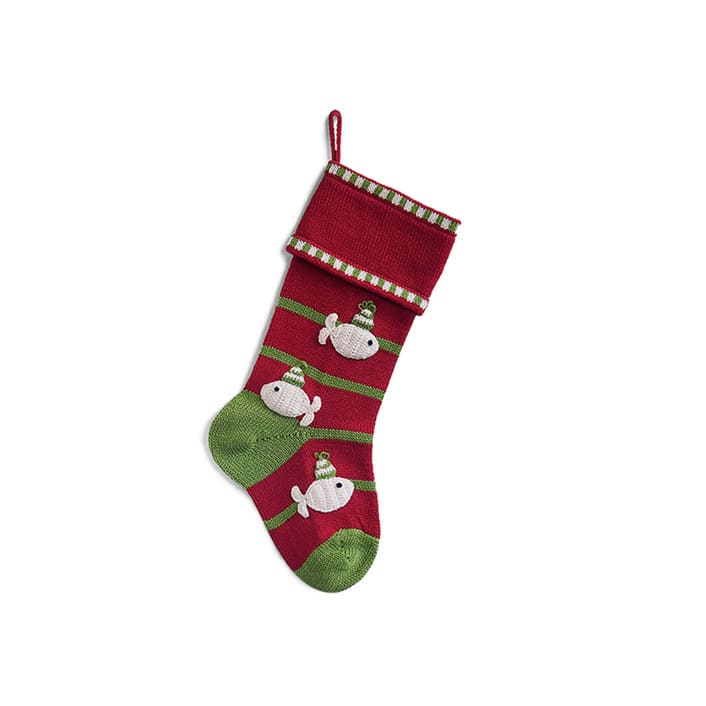 "Fish Stocking For Cat - Red" - Stockings in red by Melange Collection