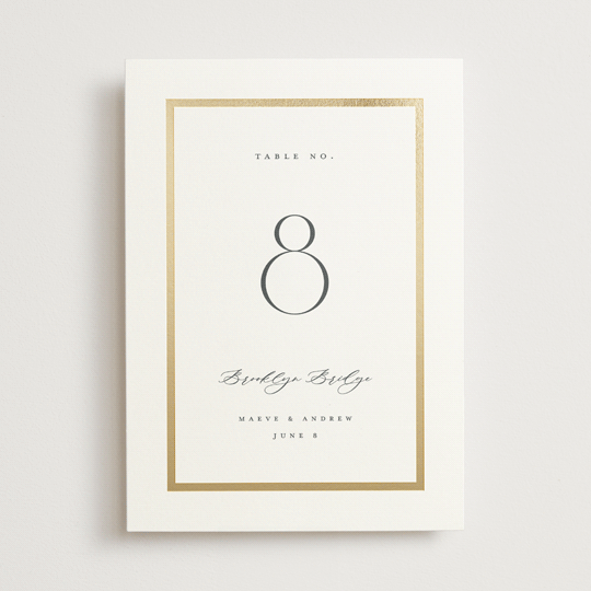 "Chisel" - Table Numbers in Quartz by Kristie Kern - Front