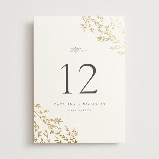 "Swoon" - Table Numbers in Cotton by Carolyn Nicks - Front