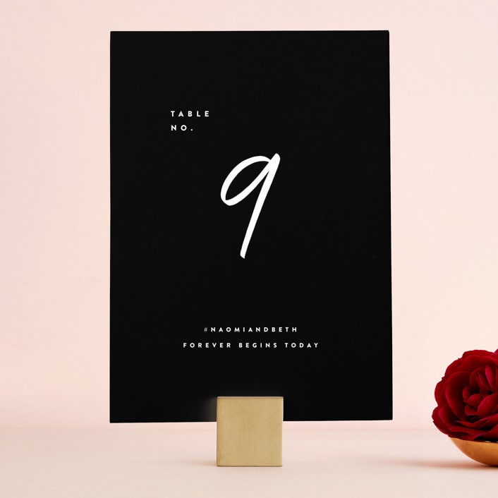 "Allure" - Table Numbers in Cloud by JoAnn Jinks - Front