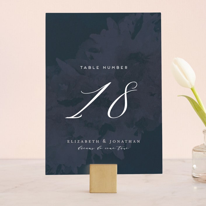 "Dash" - Table Numbers in Midnight by Grace Kreinbrink - Front