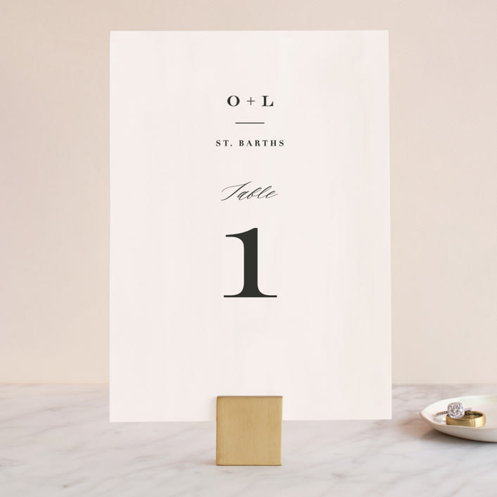 "Crush" - Table Numbers in Buttery by Carolyn MacLaren - Front
