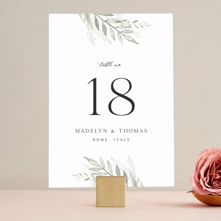 "Sweeping" - Table Numbers in Linen by Carolyn Nicks - Front
