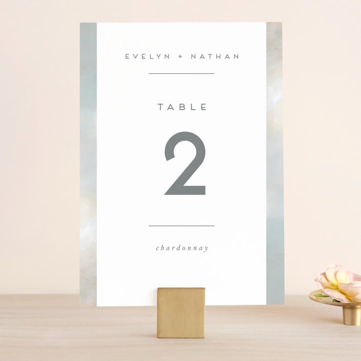 "Grounded in Love" - Table Numbers in Porcelain by Nicole Walsh - Front