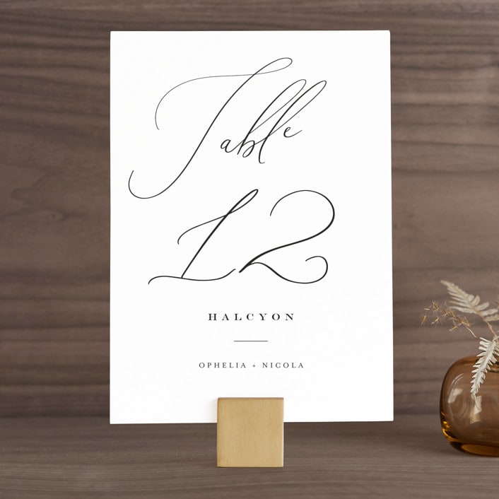 "Us" - Table Numbers in Tuxedo by Leah Bisch - Front