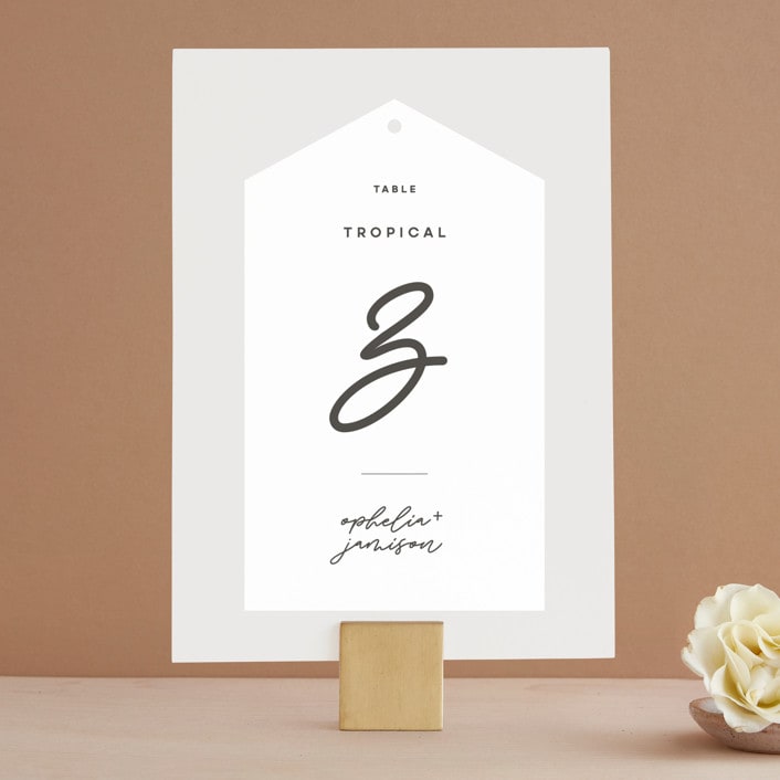 "Destination" - Table Numbers in Mist by Lori Wemple - Front