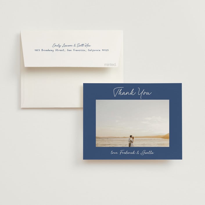 "strazzate" - Wedding Thank You Cards in Santorini by chocomocacino - Front
