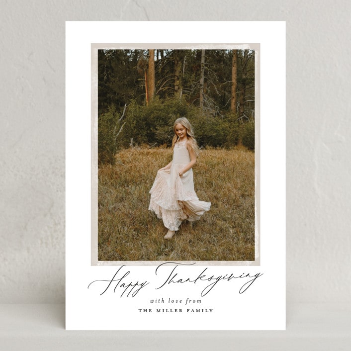 "Café au Lait" - Thanksgiving Cards in Cafe by Nicoletta Savod - Front