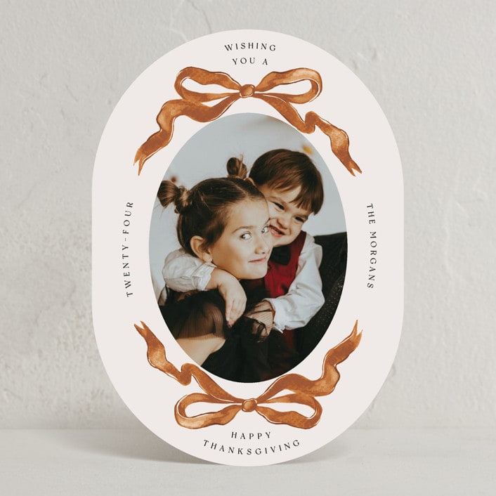 "Gibson" - Thanksgiving Cards in Caramel by Pati Cascino - Front