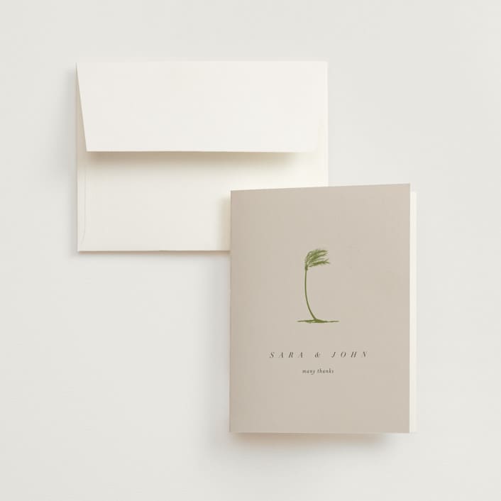 "palmetto" - Wedding Thank You Cards in Palmetto by kelli hall - Front