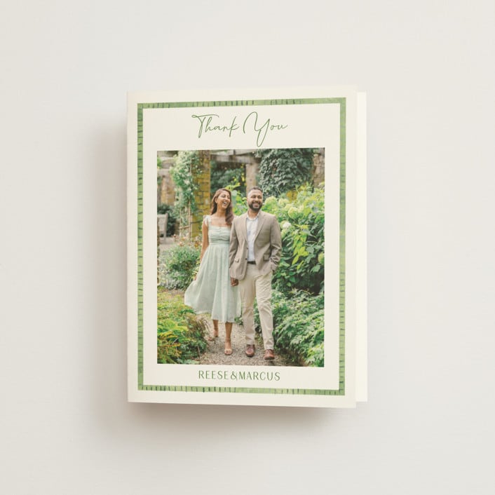 "Tropical Dreams" - Wedding Thank You Cards in Jungle by Petra Kern - Front