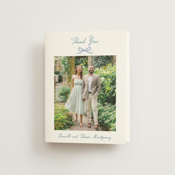 "Vineyard Love" - Wedding Thank You Cards in Summer by Petra Kern - Front