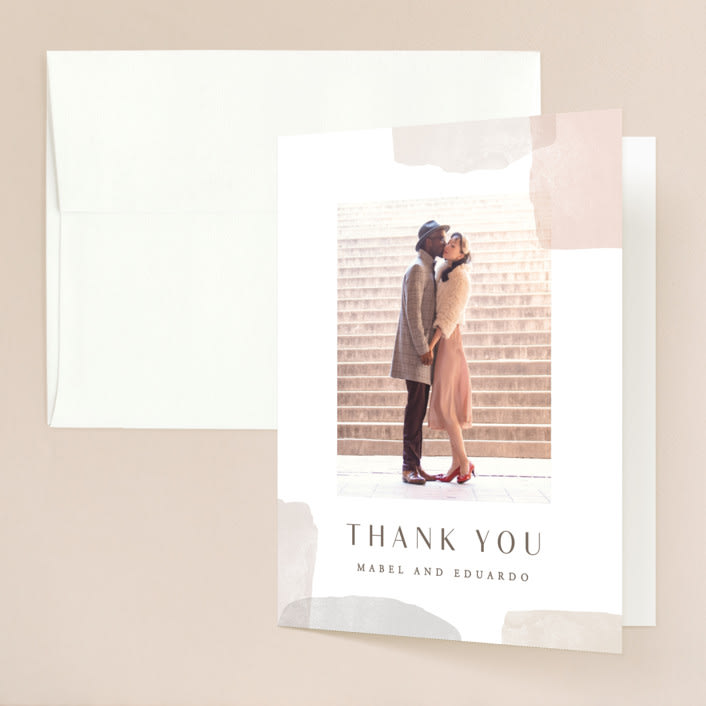 "Sculpture Garden" - Wedding Thank You Cards in Desert by Hooray Creative - Front