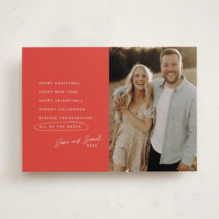 "Checklist" - Valentine's Day Cards in Rose by Hudson meet Rose - Front