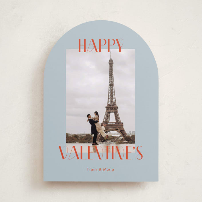 "Paris" - Valentine's Day Cards in Blue Sky by Ani Somi - Front