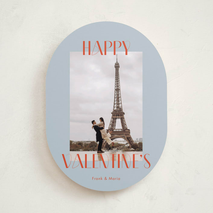 "Paris" - Valentine's Day Cards in Blue Sky by Ani Somi - Front