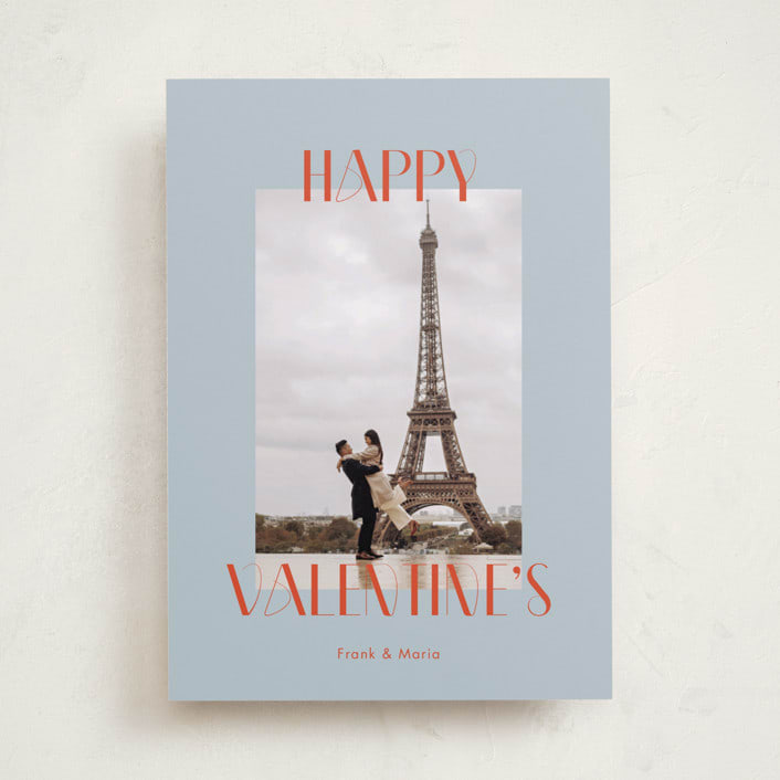 "Paris" - Valentine's Day Cards in Blue Sky by Ani Somi - Front