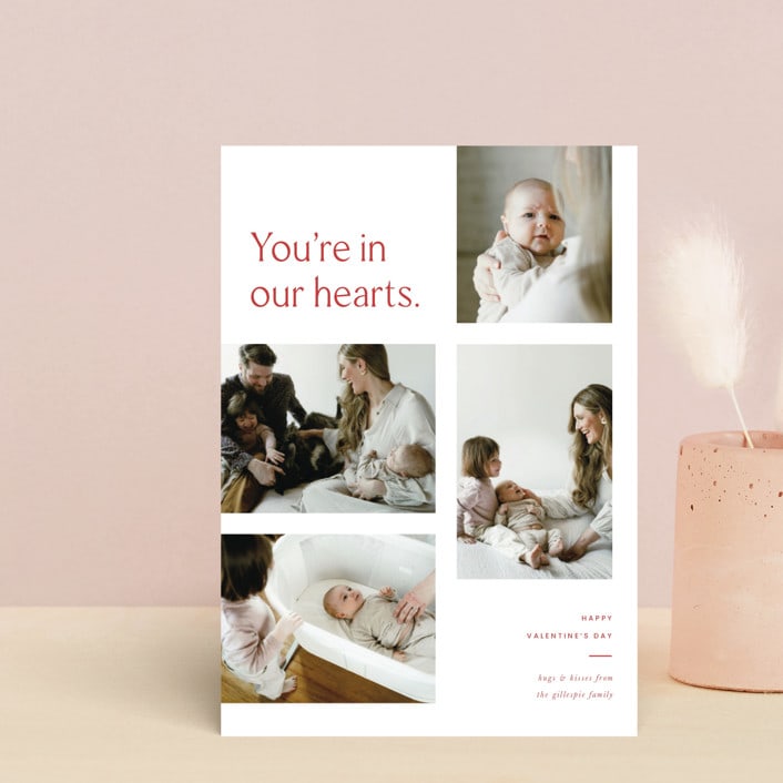 "You're in our hearts" - Valentine's Day Cards in Amour by Blustery August - Front