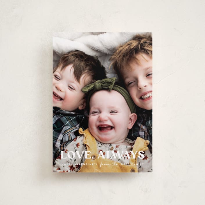 "love, always" - Valentine's Day Cards in White Light by Sara Hicks Malone - Front