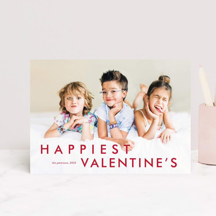 "Happy moments" - Valentine's Day Cards in Holly by Stacey Meacham - Front
