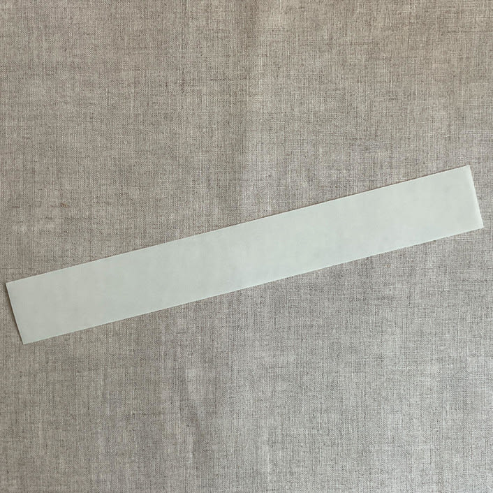 "Ivory colored translucent vellum belly band for 5x7 inch Invitation | Pack of 10" - Belly Bands in beige by Ivory Invitations